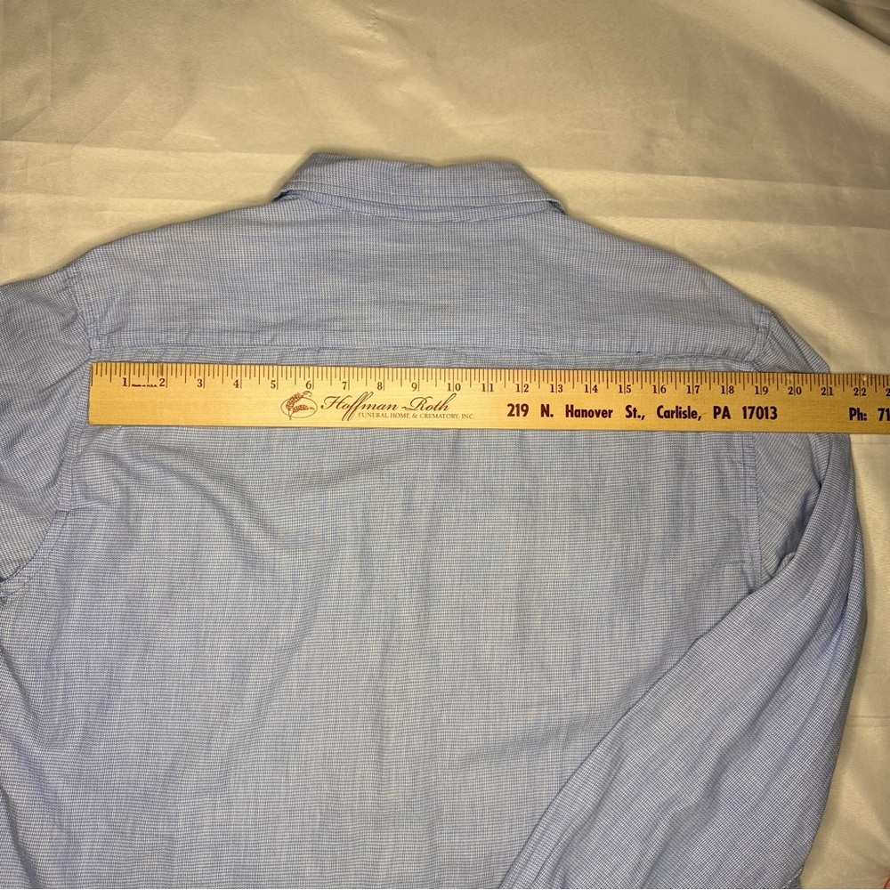 Paper Denim & Cloth Blue Oxford Button Down Shirt XL Classic Preppy Dadcore - Picture 5 of 13